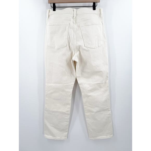 APIECE APART Camilla Jeans Size 31 Denim NEW Organic Recycled Cotton Ecru NWOT - Picture 5 of 15